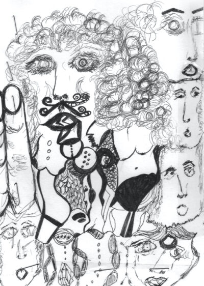 Finger to the Moustache