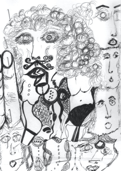 Finger to the Moustache